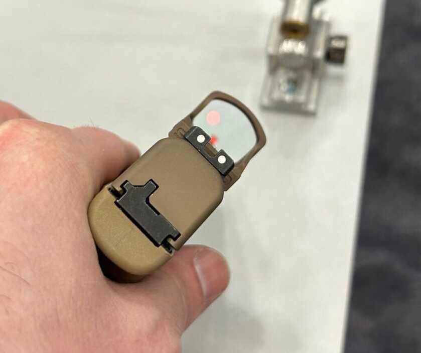 The red dot on the FN Reflex MRD.