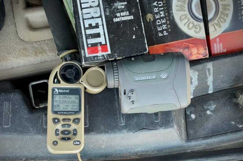 Vortex Razor® HD 4000 GB pairs nicely with the Kestrel 5700 Elite