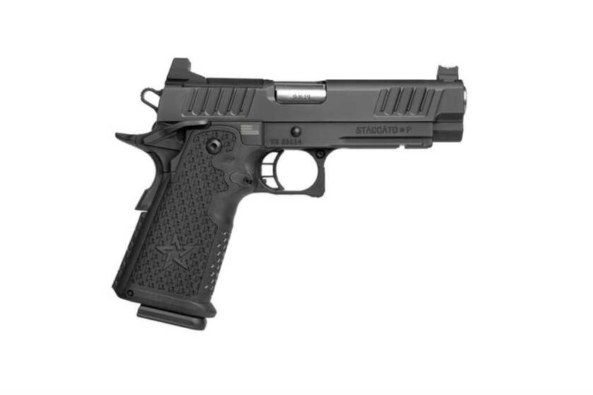 Staccato P 2011 double stack 9mm with optics ready slide and rail