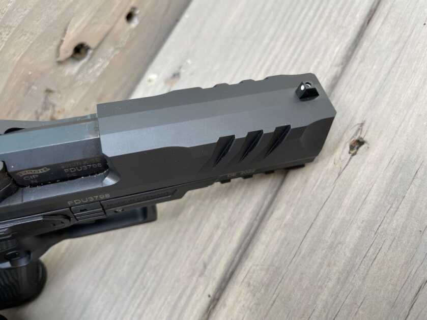 Walther PDP 4.5" SuperTerrain slide Serrations.