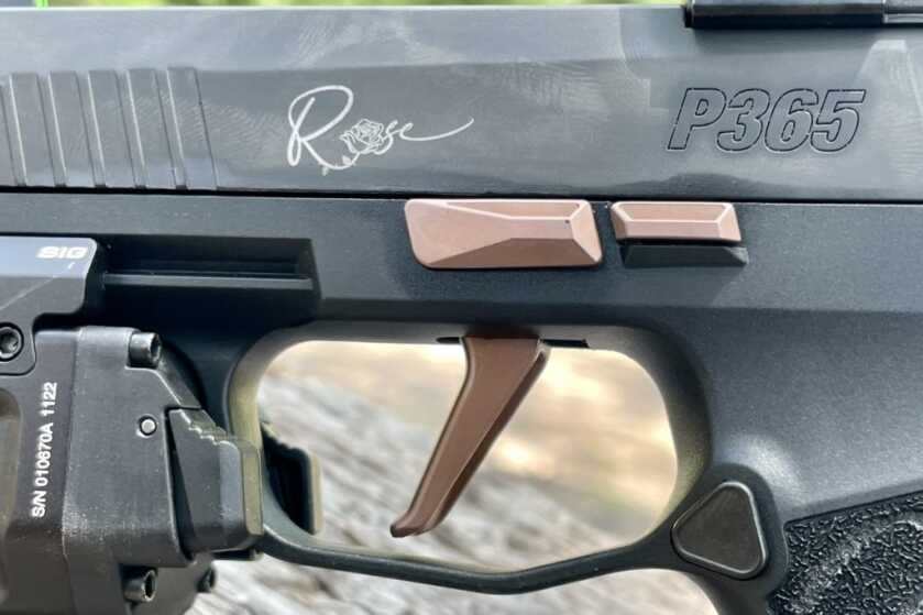 ROSE gold flat faced trigger