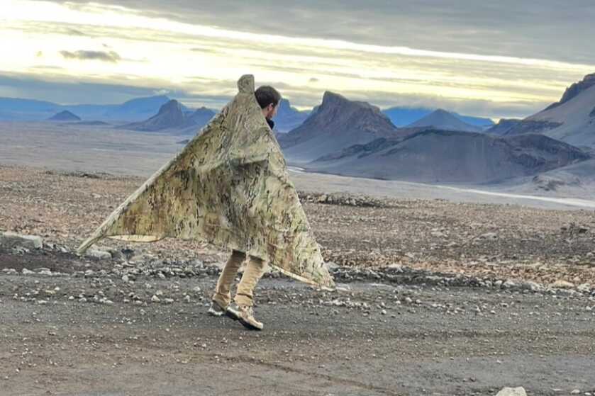 2 - The Tripod Tipi from Two Vets Tripods Tripod Tipi used as a hide