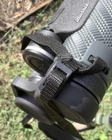 Review: Burris LRF 10x42 binoculars Binocular strap with buckles