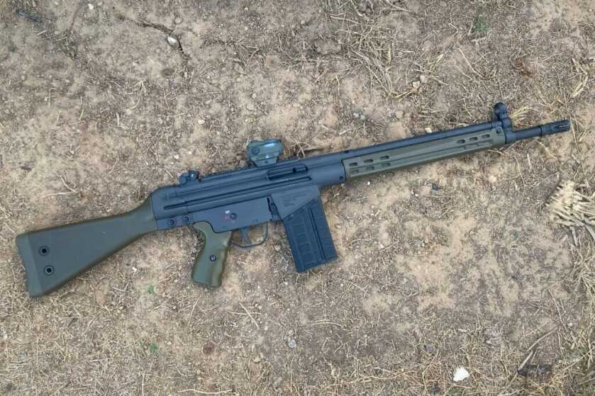 The PTR GIRK lying on cold ground