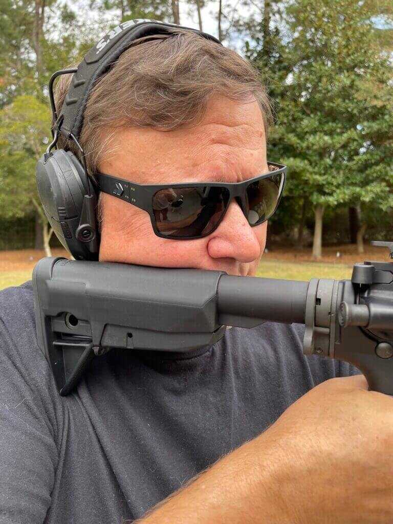 High ready with BCM Gunfighter Mod 0 stock