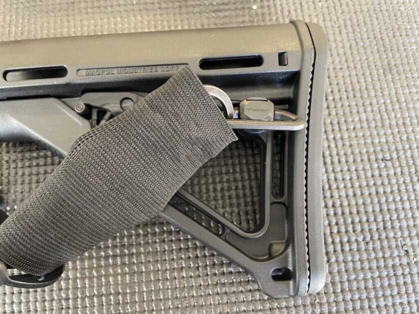 QD mount on Magpul CTR stock