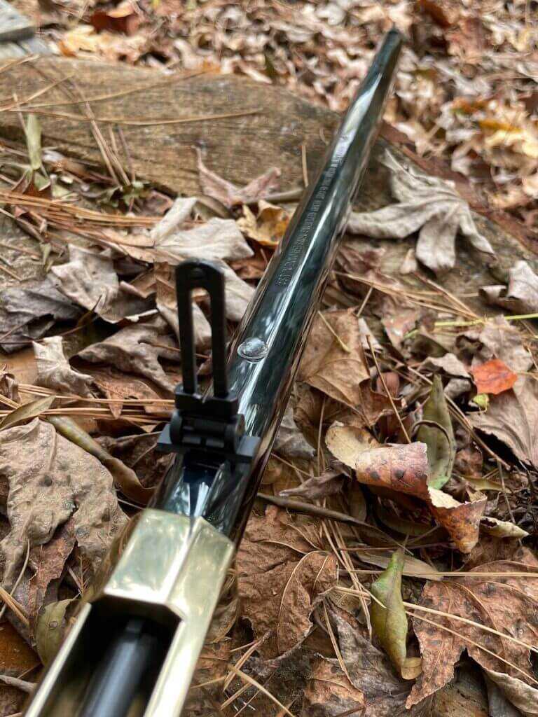 3 - Hunt365 - The New Original Henry In Hunt Camp Rear ladder sight on the New Original Henry