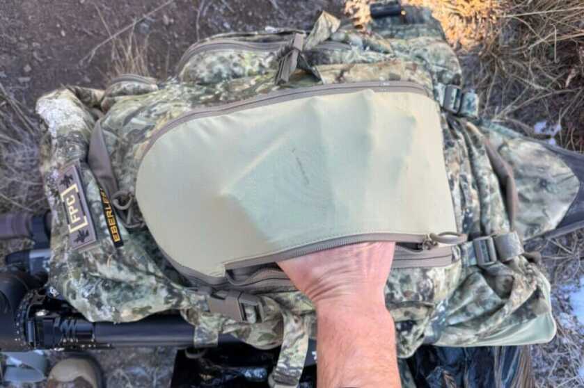 3 - Eberlestock Team Elk V2: Backcountry Hunting Pack Review! Small utility pocket on the outside of the Team Elk V2