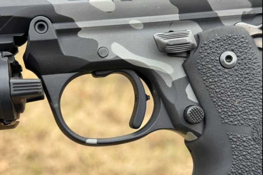 3 - Volquartsen Camo Black Mamba 22LR: Full Pistol Review Trigger for the Black Mamba