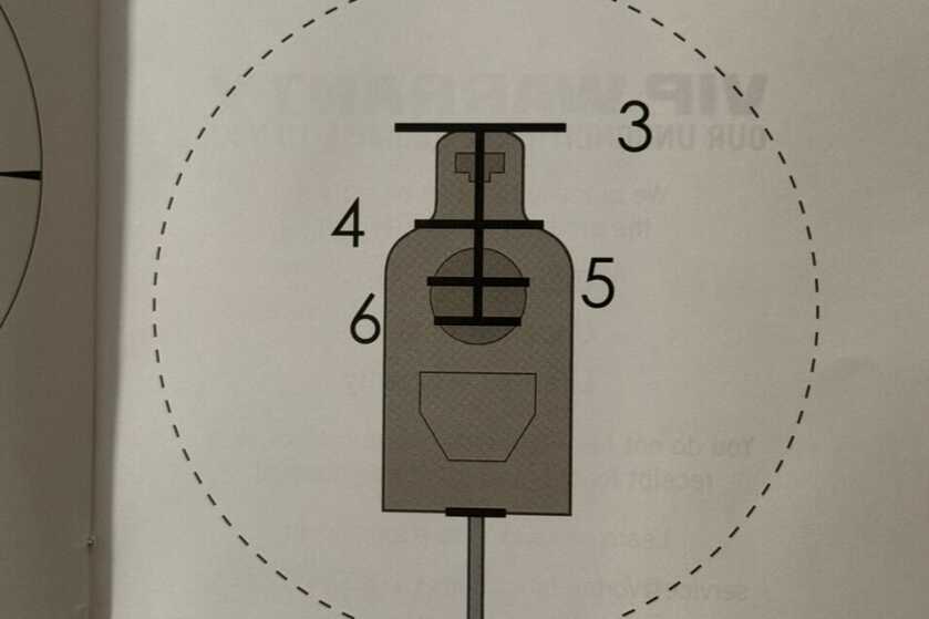 Diagram included in the reticle pamphlet that came with the Venom 1-6