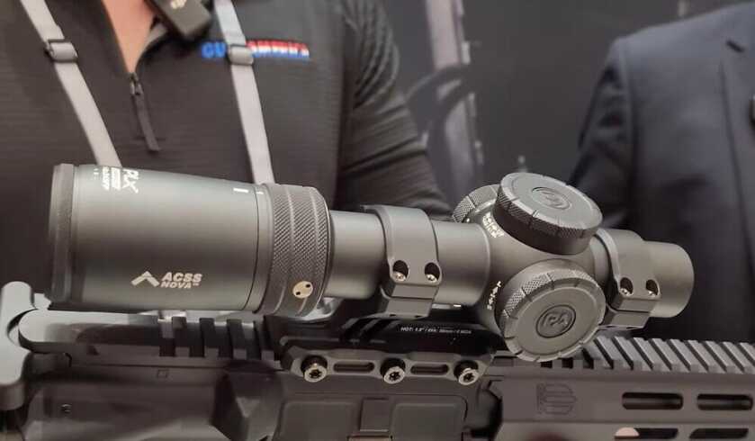 The PLxC 1-8x24 SFP (Second Focal Plane) Riflescope.