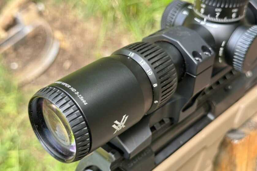 the magnification ring on a scope