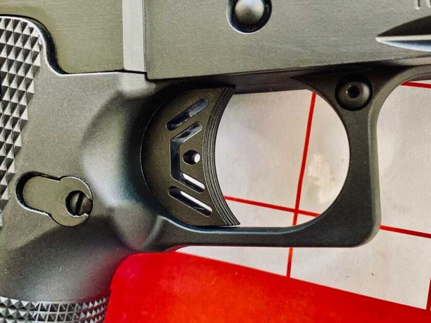 skeletonized trigger on EAA Hunter 10
