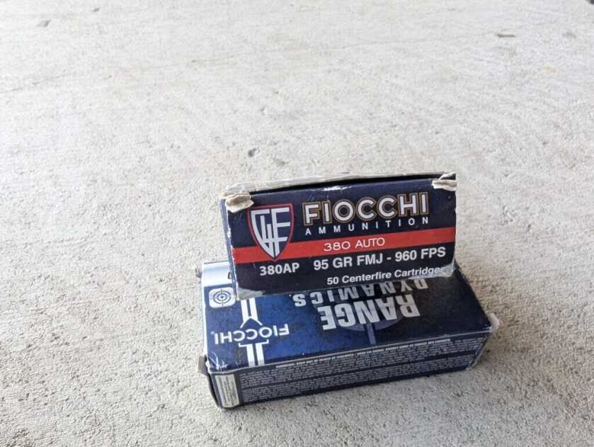 Fiocchi 380 auto ammo