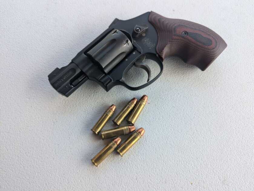 best guns S&W 432 UC on concrete