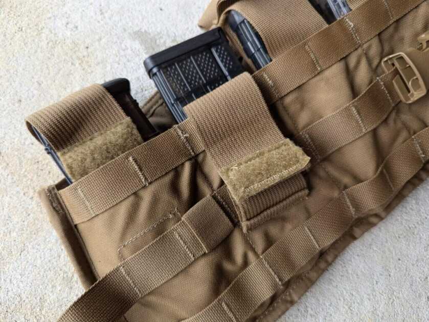 Retention tabs on magazines