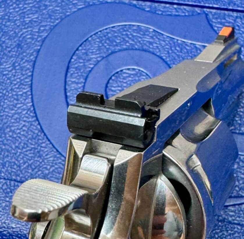 Colt Python revolver adjustable rear sight