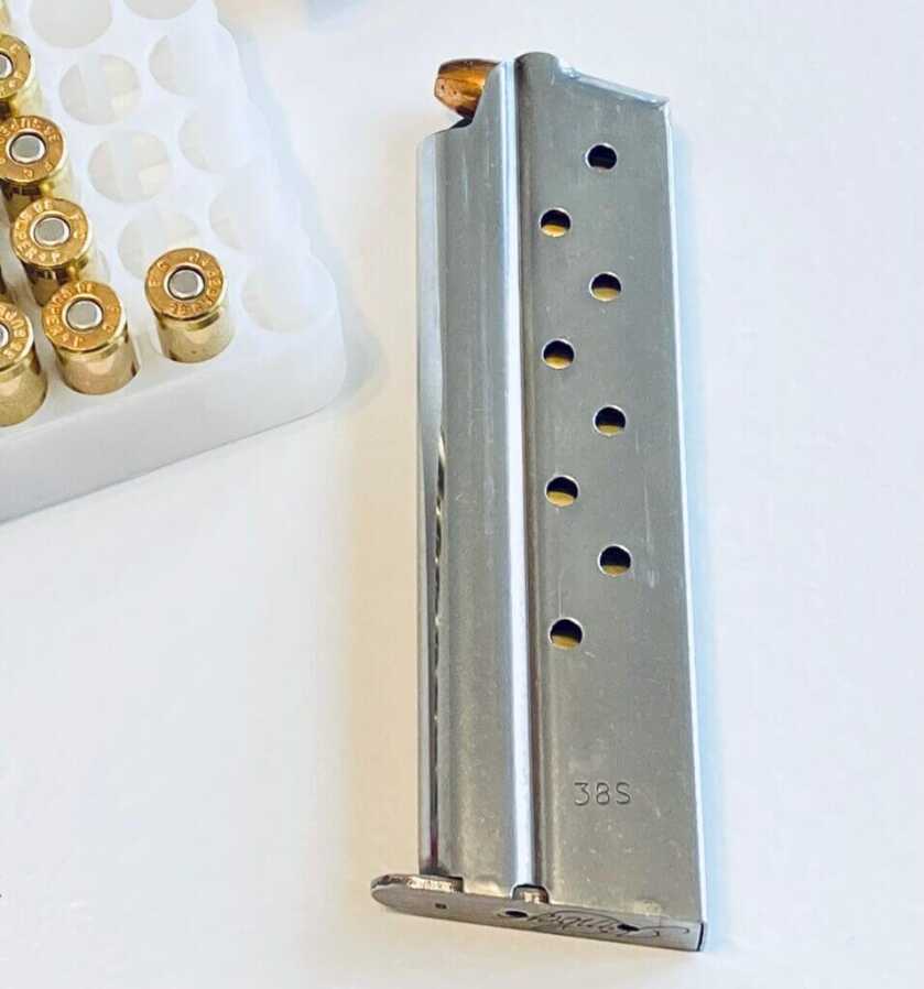 nine-round magazine with ammo
