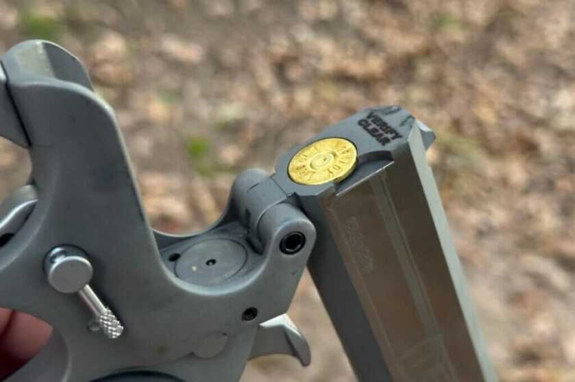 loaded round in the Bond Arms Cyclops 45-70