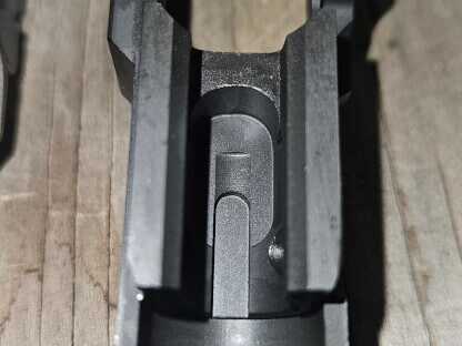 Para Clark Ramp cut and vertical impact surface of the MAC 9 double stack 1911