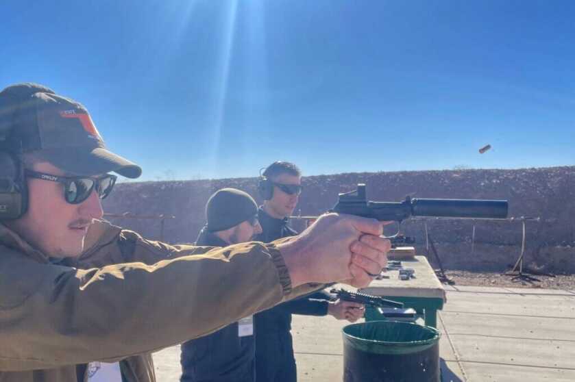 Shooting the Beretta Bobcat 20X DIY at the range