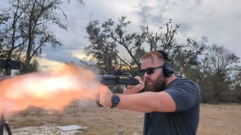 Muzzle flash