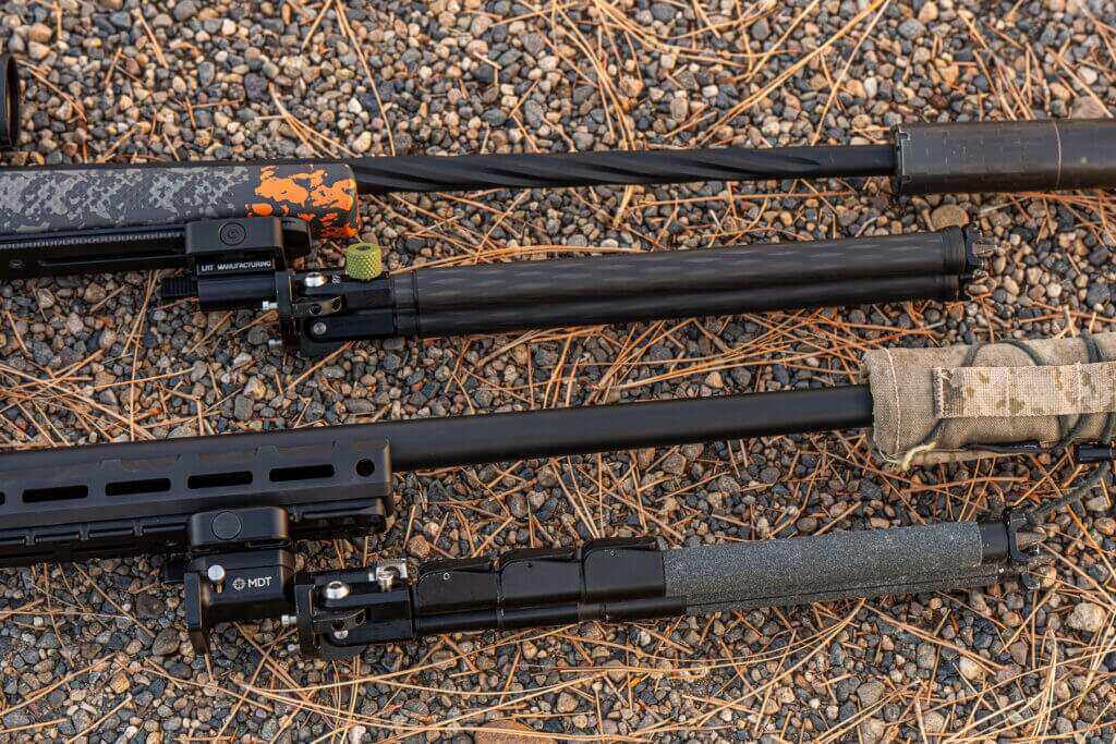 Folded bipods