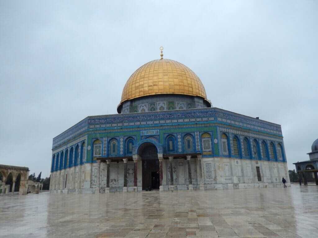 Dome of the Rock in Jerusalem captured during the Six-Day War