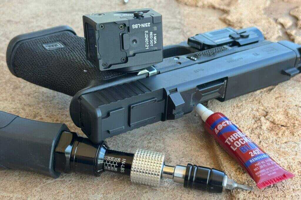 FastFire E on pistol 