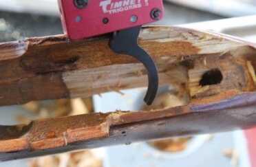 Mosin-Nagant Sniper Rifle Review + Installing the Timney Trigger for Mosins I strongly suggest that you find someone with a milling machine to do this job. A chisel was too crude.