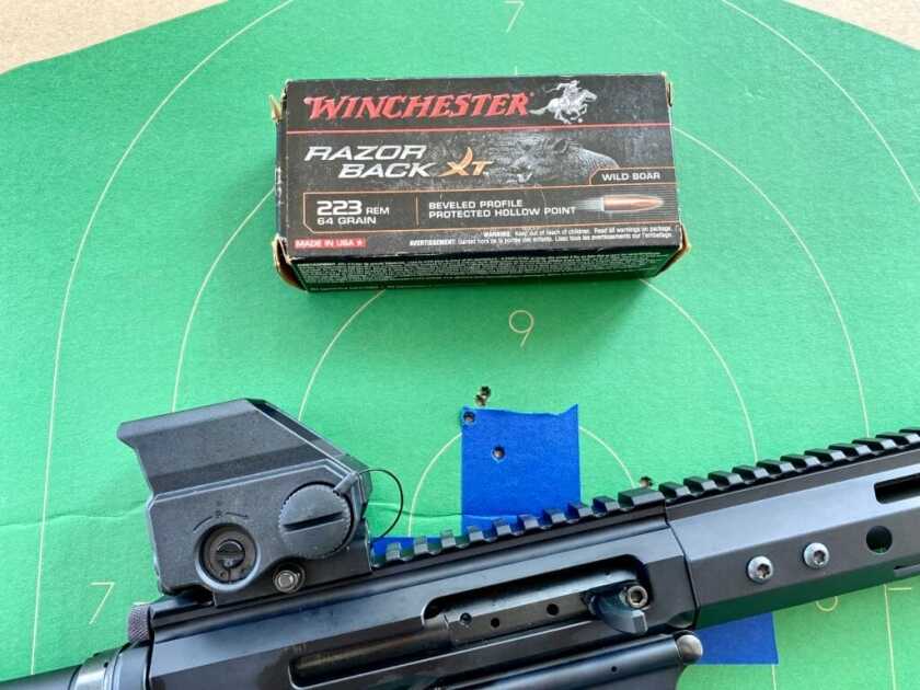 Accuracy and Reliability: The Side-Charging BC-15 5.56 NATO The BC-115 556 NATO with Winchester Razorback XT ammo