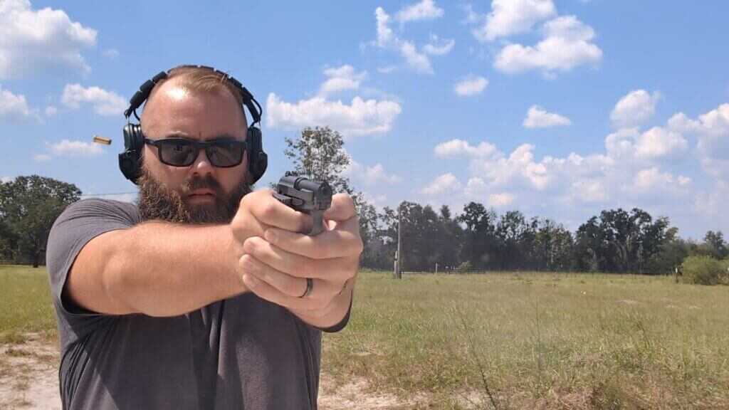 Beretta 20X Bobcat dynamic recoil control and grip texture on range