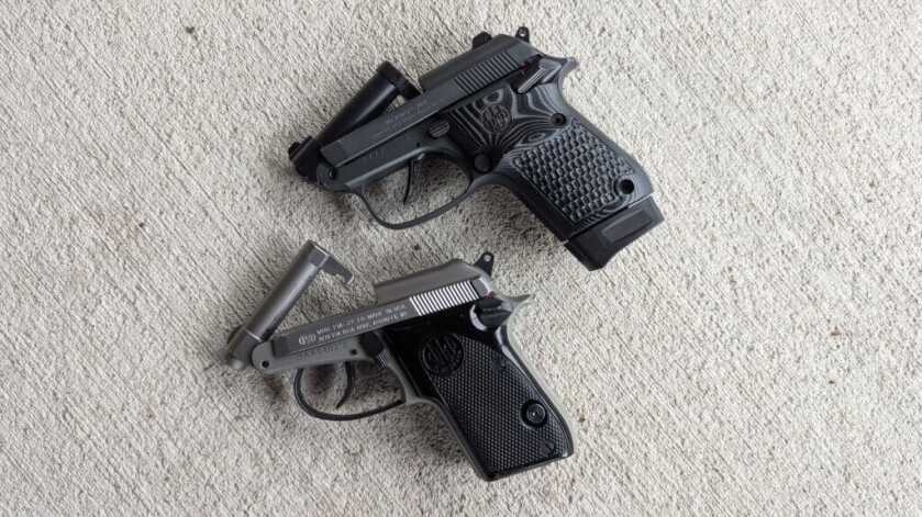 Beretta 20X and 21A tip up barrel actuation button vs lever