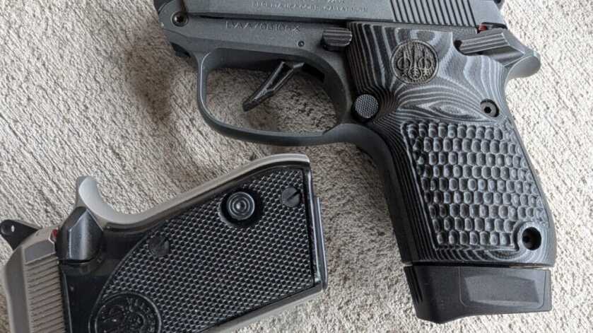 Beretta 20X magazine release behind trigger modernized control layout