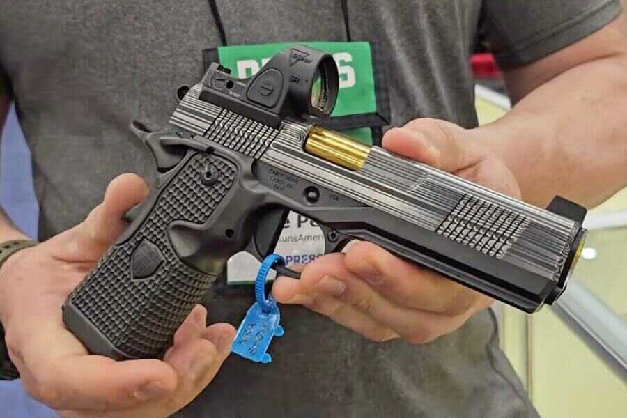 The Cabot Apocalypse MAX in the hands at NRA 2026.