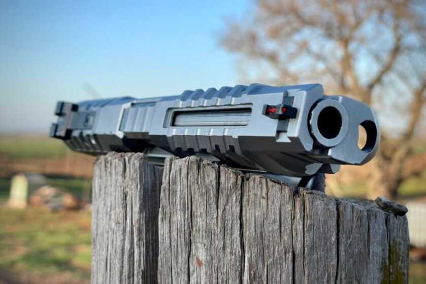 SFx RIVAL-S slide with top and side ports along with aggressive serrations