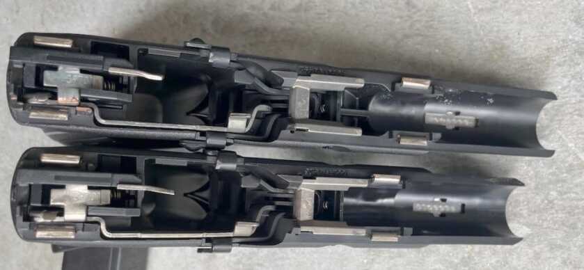 Glock G47 compared to Glock G17 Gen5.