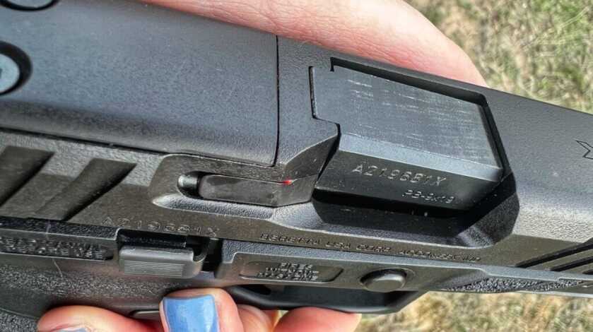 Beretta chamber indicator empty