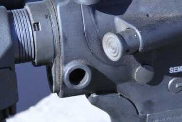 All of the 516/716 guns are completely ambidextrous, including the sling mounts. Note the sand in the desert on Media Day, and the Sigs never failed.