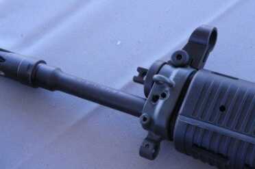 It is only available in 5.56 NATO, and has a folding buttstock.