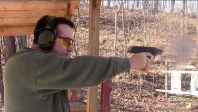 Hipoint2 The Hi Point is one of the softest-shooting 9mm pistols the author has fired. The mass of the slide seems to help mitigate perceived recoil and muzzle flip.