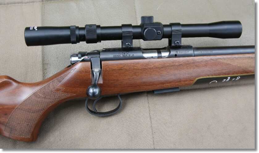 CZ 455 American Combo convertible rifle with 17 HMR and 22 LR barrels