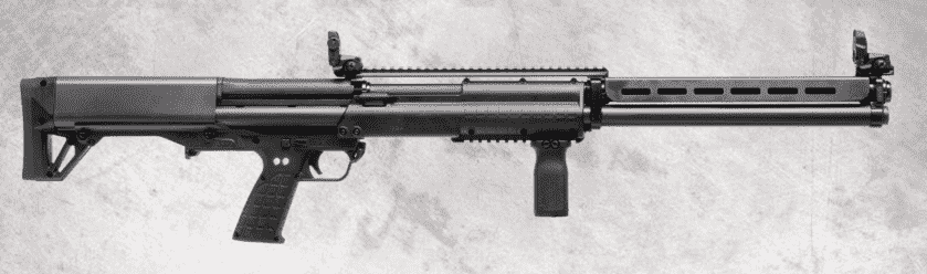 KelTec KSG-25 bullpup pump shotgun with dual magazine tubes