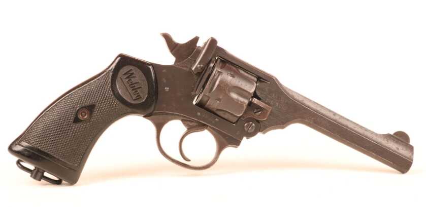Webley Mk IV .38 caliber British military top-break revolver