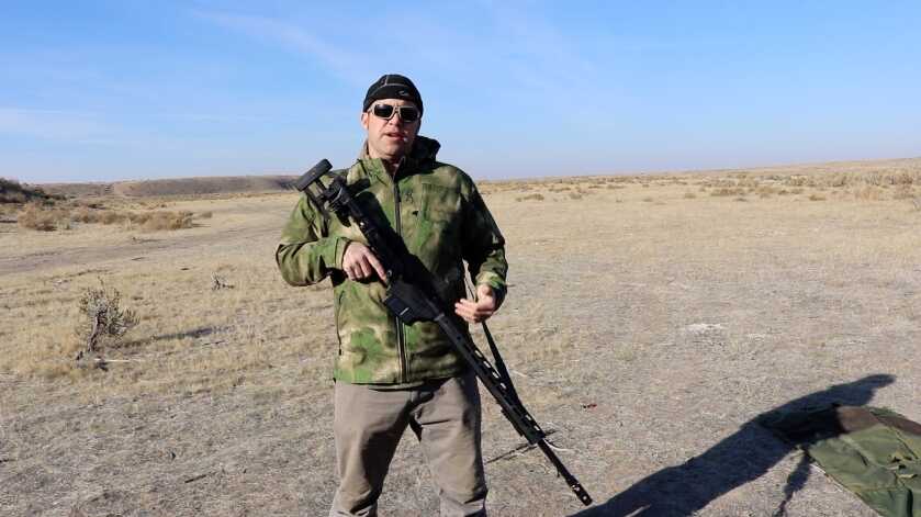 Ruger Precision Rifle chassis rifle at the range