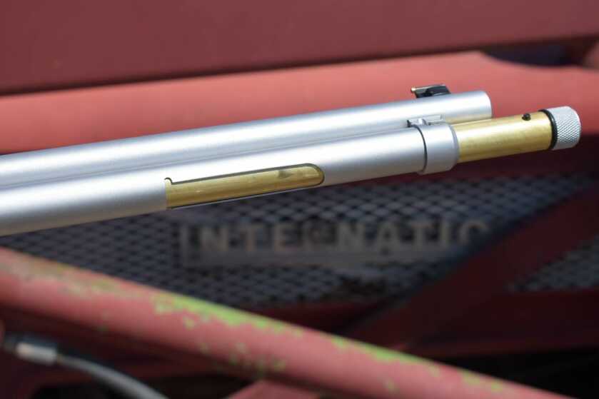 Hard chrome barrel and magazine tube of the Henry .45-70 All-Weather lever action