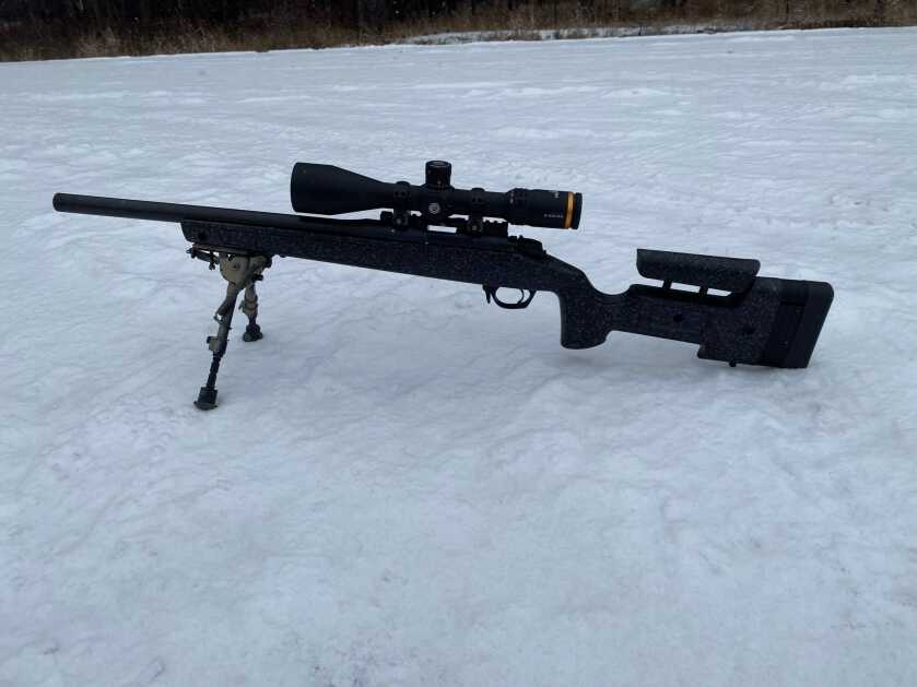 Bergara B14R .22 LR rifle with aftermarket upgrades