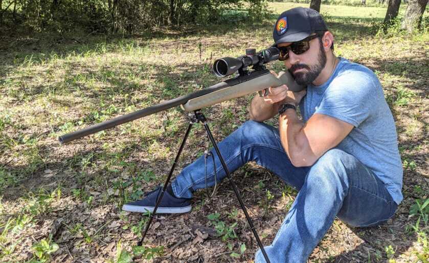 Kramer Designs V2 SnipePod sitting hunting bipod