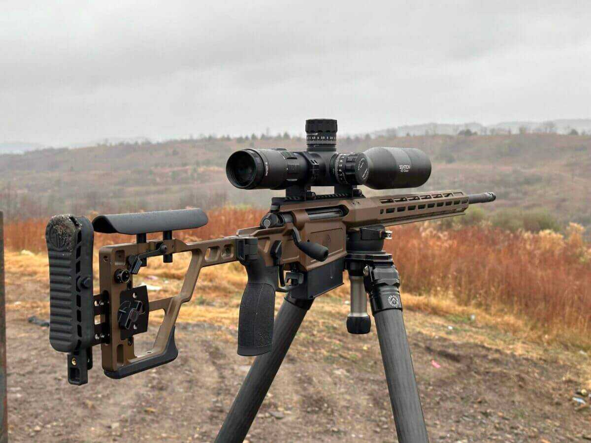 SIG Sauer Cross Magnum .300 Win Mag hunting rifle with folding stock