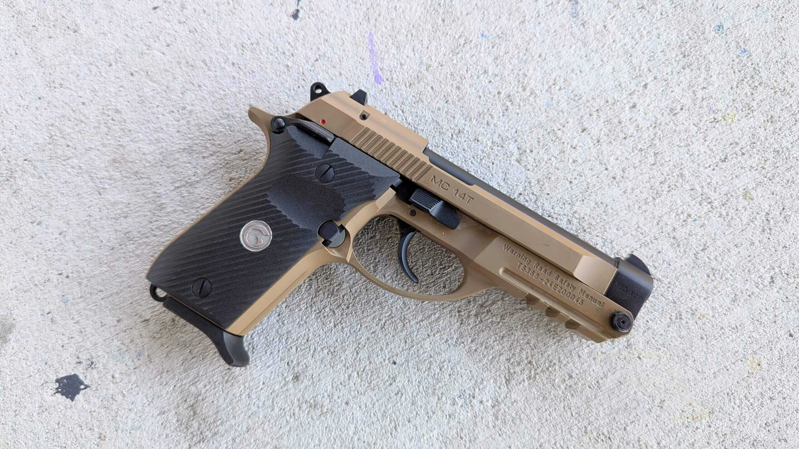 Girsan MC14T .380 ACP tip up pistol